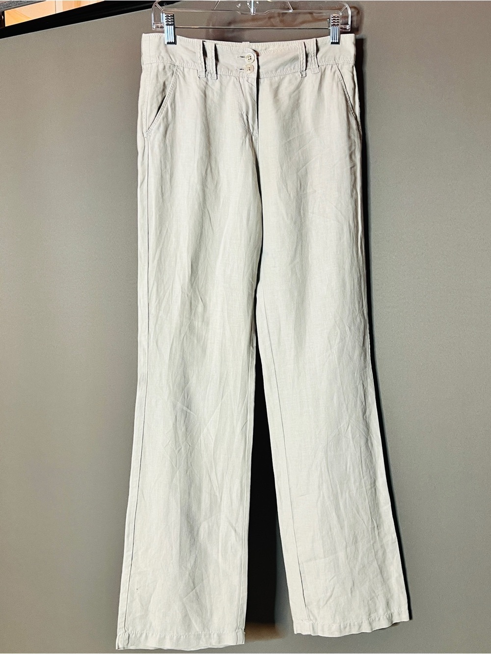 United Colors Of Benetton Cream Straight-Leg Chinos
